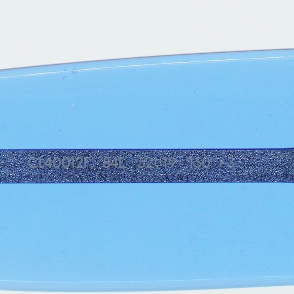 Celine CL40012F 84E Sunglasses Blue Transparent Aviator Frame, Brown Lenses - Picture 7 of 9